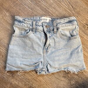Abercrombie kids homemade cut off jean shorts